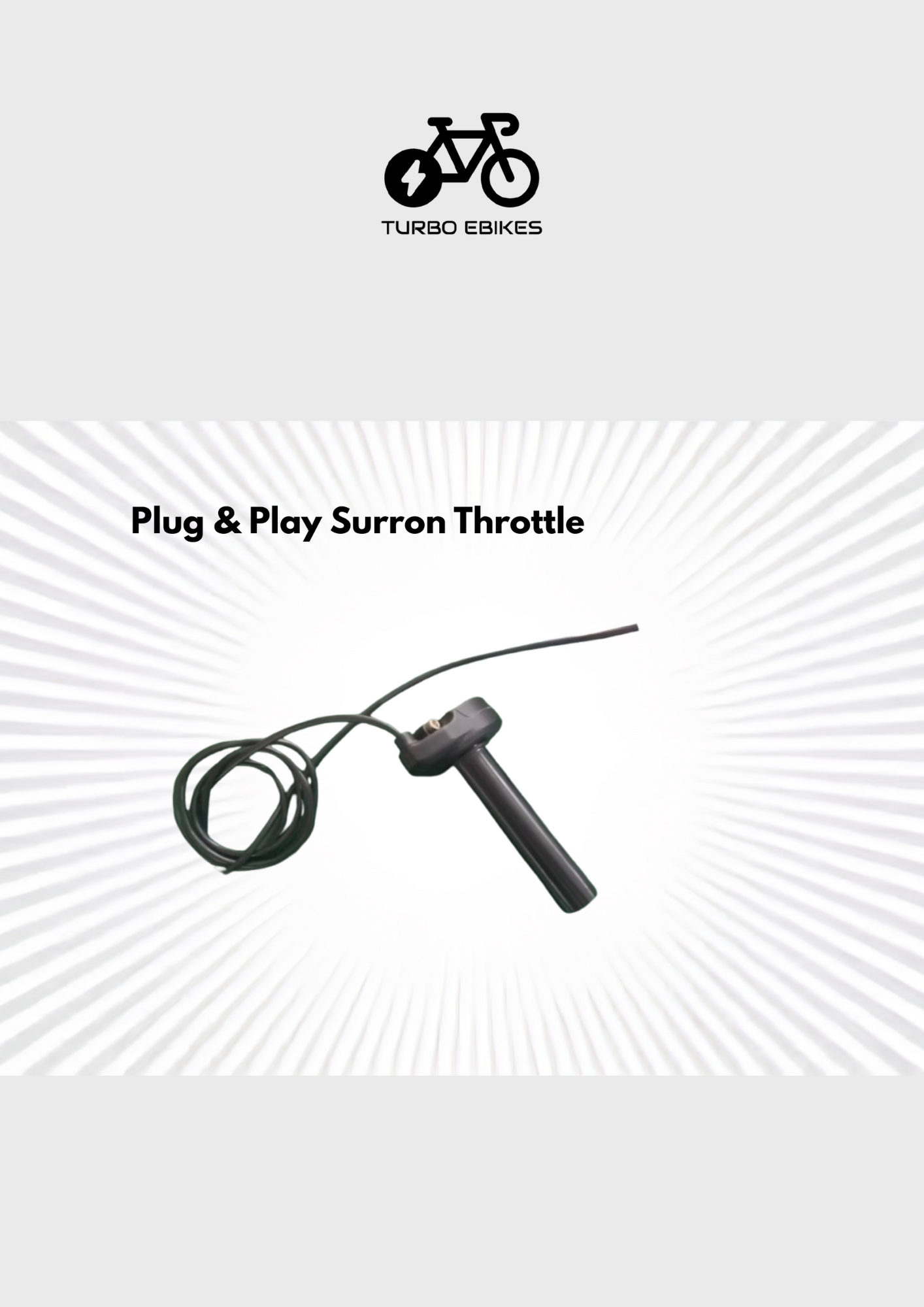 Plug & Play Surron Throttle